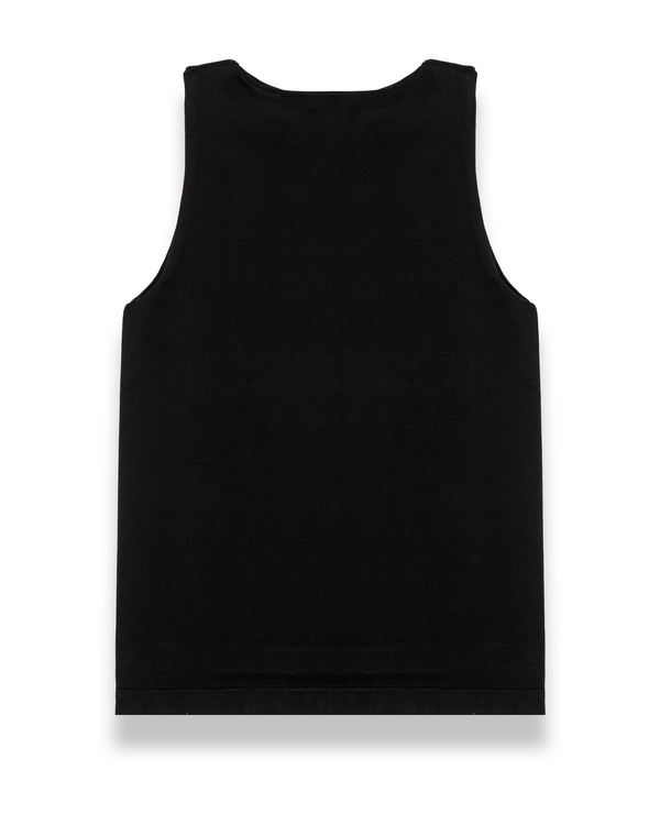 Straight Cut Basic Top in Black