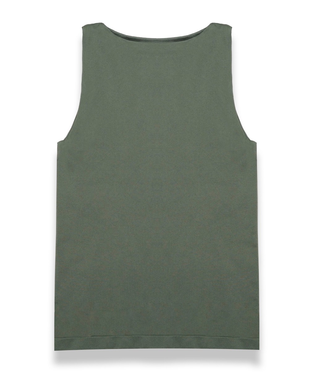 Straight Cut Basic Top in Olive