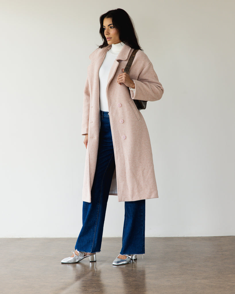 Daisy Coat in Rose