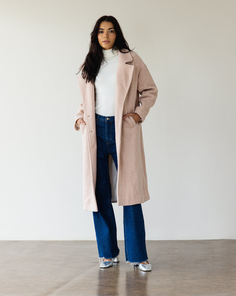 Daisy Coat in Rose