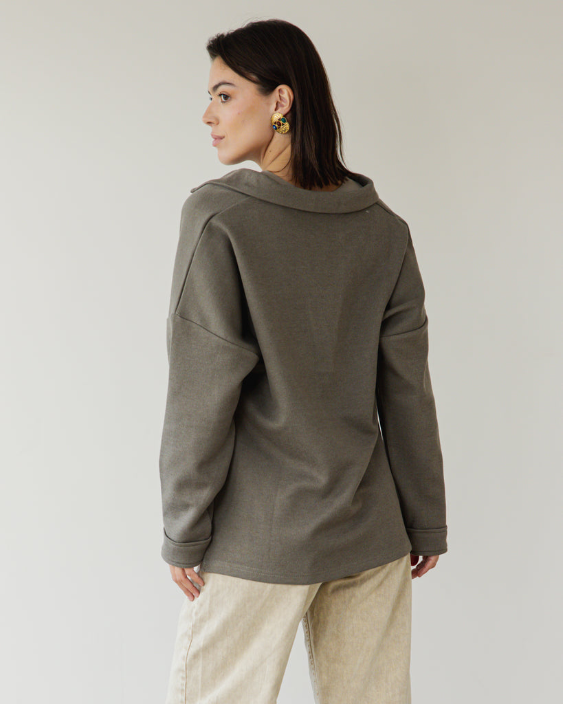 Hustler Jumper in Olive