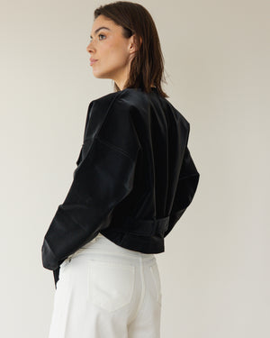 Fast Lane Moto Jacket in Black