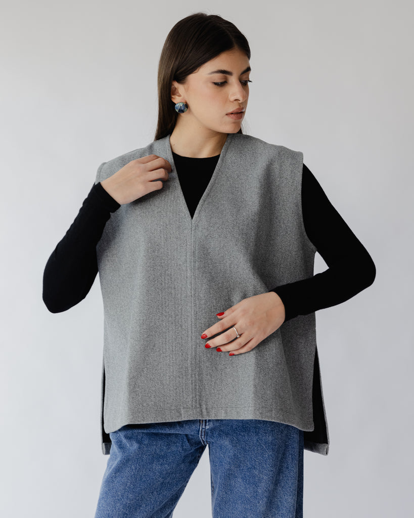 Vest Top in Grey