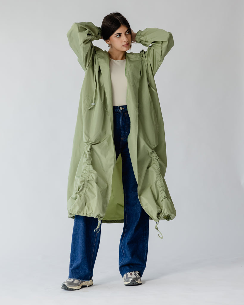 Snowflakes Jacket in Olive