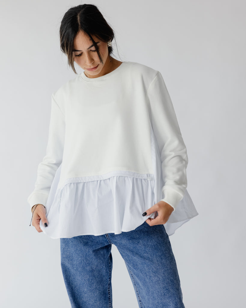 Back To Basic Top in White