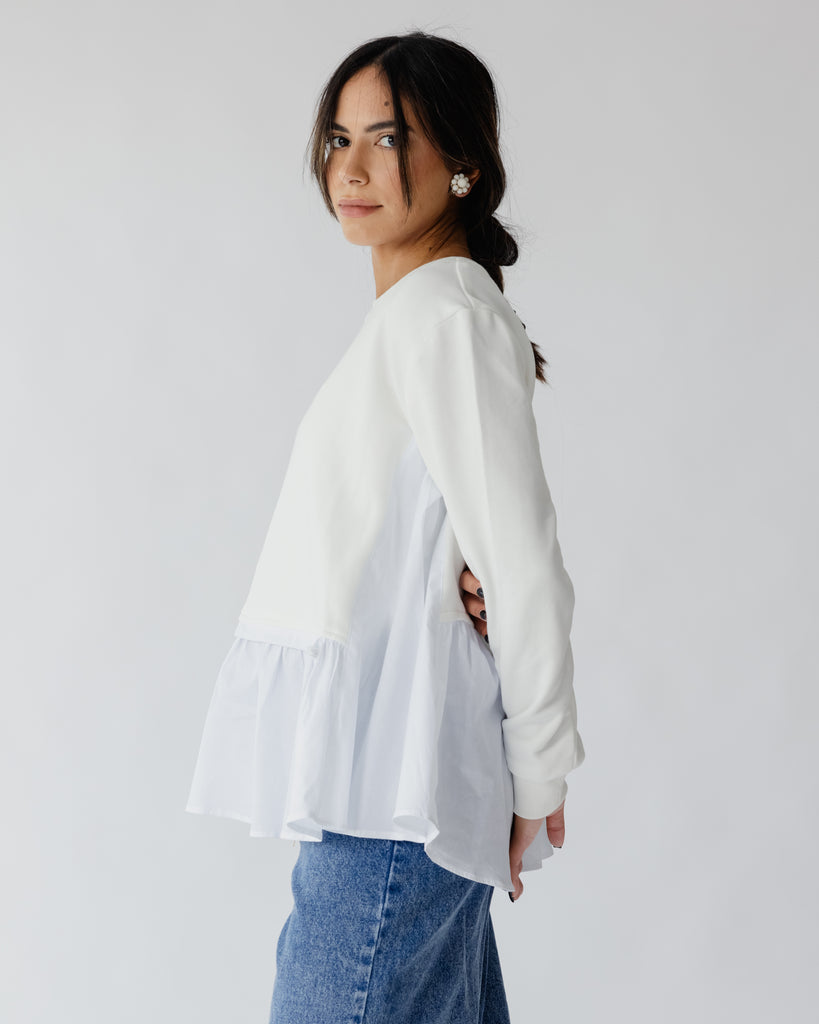 Back To Basic Top in White